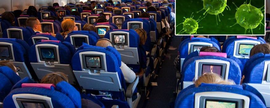 Bacteria on aircraft